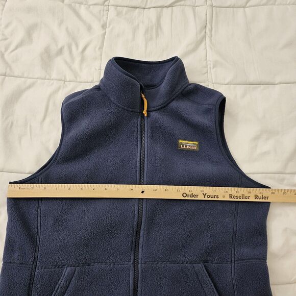 L.L. Bean Navy Blue Women's Vest - Picture 9 of 10